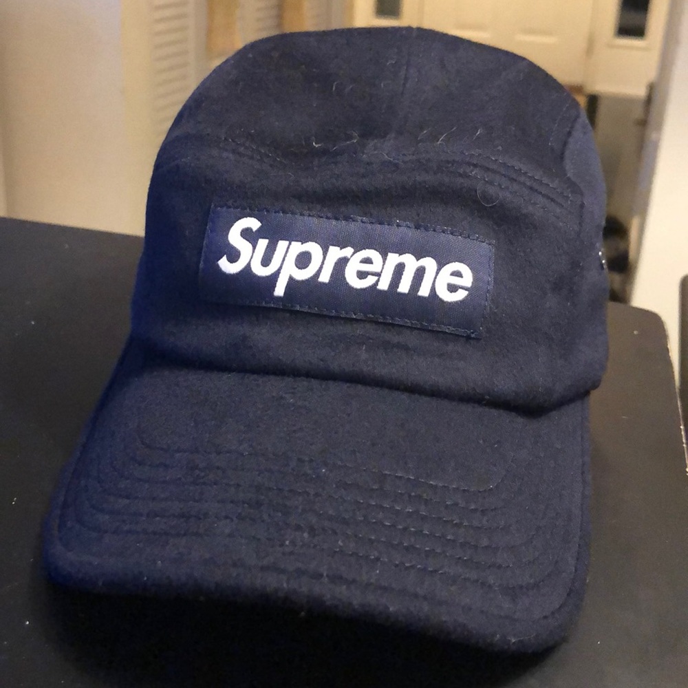 Supreme Navy Blue Hat